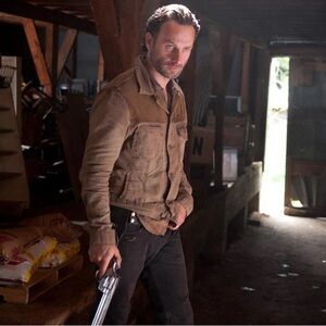 Rick Grimes Levi Tobacco Field jacket Green XL Button Up VERY RARE COLLECTORS